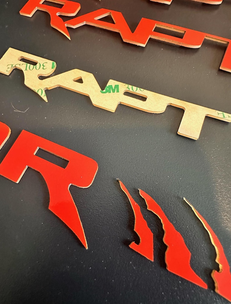 Bronco Raptor R Badge Acrylic Inlays Bronco Raptor - Full Set - Etsy