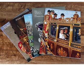 Vintage Princess Diana Royal Wedding Souvenir Book Lot of 10 British Royal