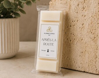 Barretta di cera di soia 50g / Cialde di cera fatte a mano / Profumo per la casa ispirato alla Bretagna / Barretta di cera profumata francese di lusso / Decorazione cottagecore