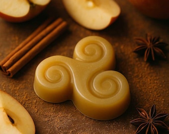 Baked Apple Wax Melts | Cinnamon & Orange | Cozy Autumn Home Fragrance | Handmade in France – Triskel- Pomme au Four