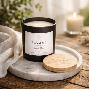 Coastal Coconut Soy Candle – Ocean Breeze Bergamot Vanilla – Beach House Home Fragrance – Hand Poured (230g) image 3