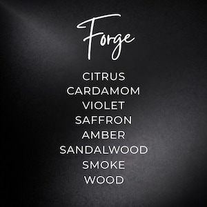 Forge Extrait de Parfum | Citrus, Sandalwood, Smoke Small Batch Perfume Cologne