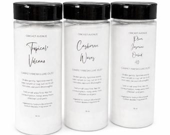 Natural Carpet Freshener Powder: Pet Safe, Highly Scented Inspired by Scents