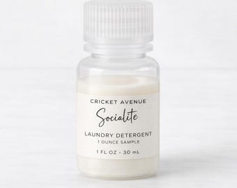 Liquid Laundry Detergent Sample | HE Safe, Eco-Friendly, Plant-Based Formula | Your Choice of Scent