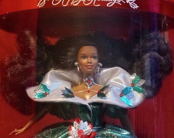 1995 • Happy Holidays Barbie • No. 14124 • NRFB • Eighth in Series