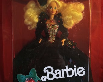 1991 • Happy Holidays Barbie • No. 1871 • NRFB • Fourth in Series • Special Edition by Mattel