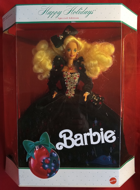 ヴィンテージBarbie 1991 • Happy Holidays Barbie • No. 1871 • NRFB • Fourth in Series