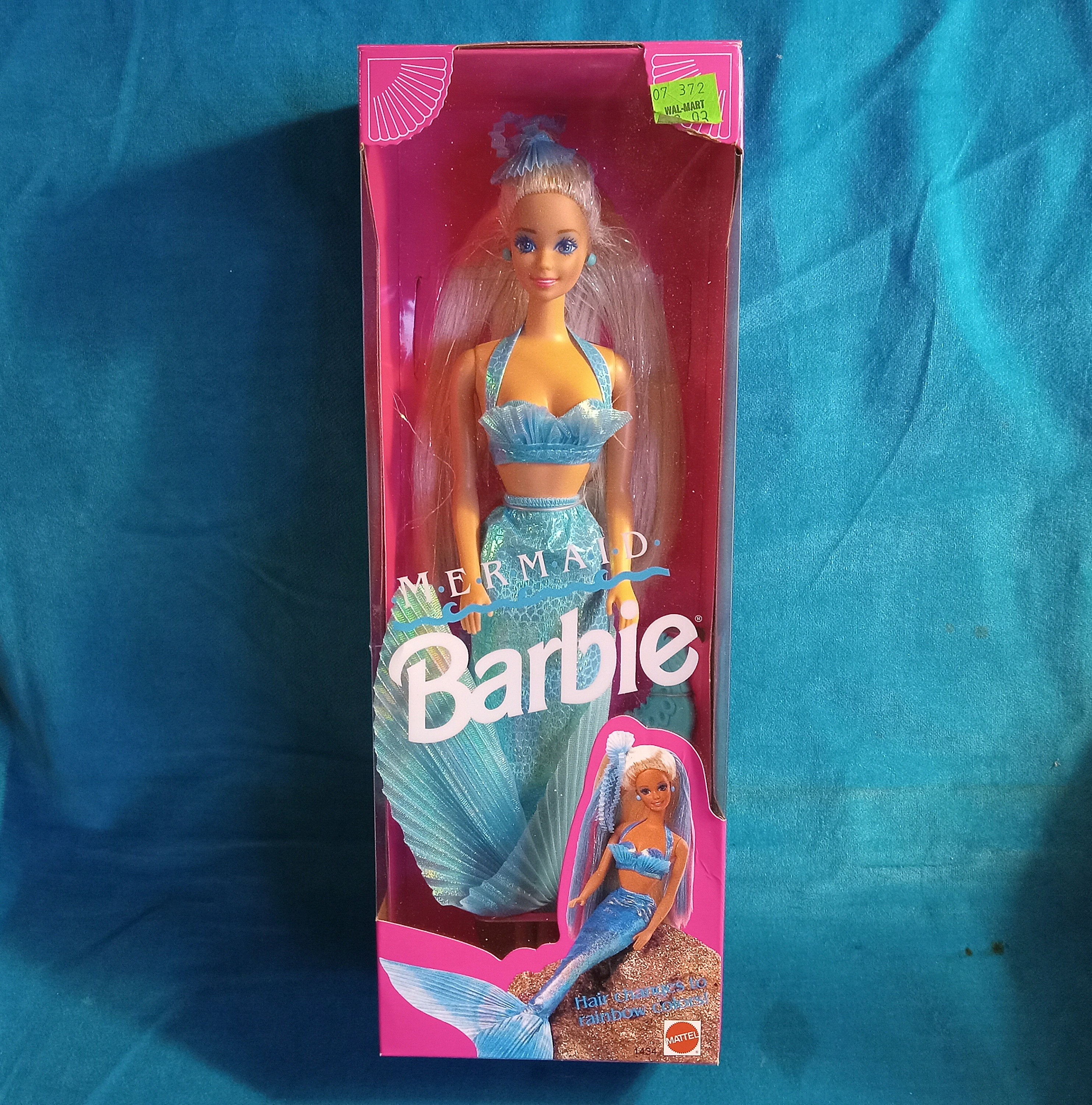 2010 Disney Mattel 13 Ariel Little Mermaid Barbie Doll Swimming Action  Wind up