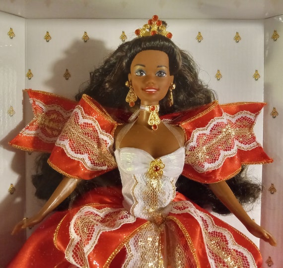 1997  African American Happy Holidays Barbie  No. 17833  NRFB  Tenth in  Series *** 10th Anniversary (error) *** - Etsy