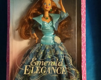 1994 • Emerald Elegance Barbie • No. 12322 • Mattel • Special Edition • OPEN BOX • Please See Complete Description & All Photos!