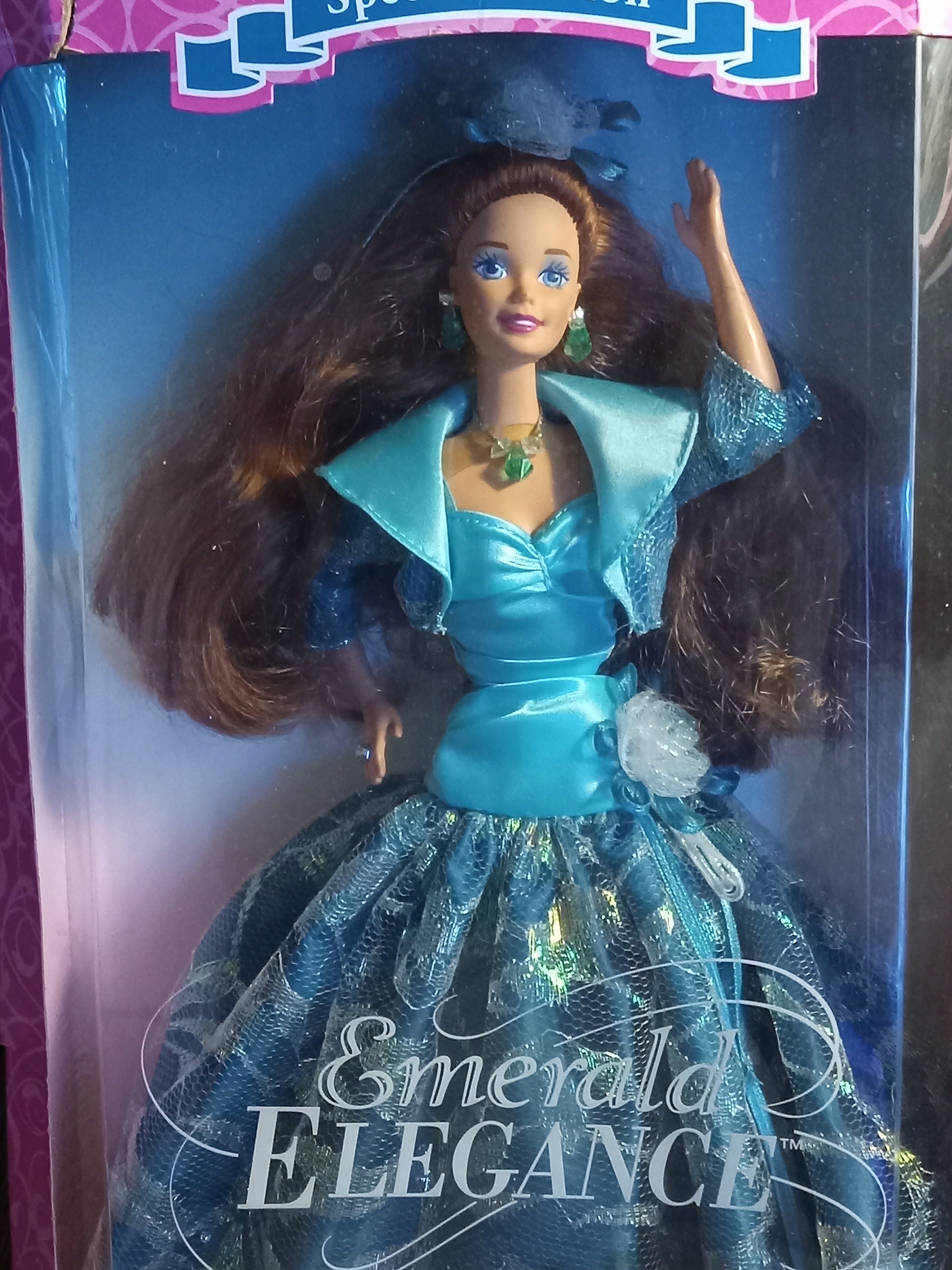 1994年バービーBarbieエメラルドエレガンス限定ヴィンテージ  ドレス 1994 • Emerald Elegance Barbie • No. 12322 • Mattel • Special