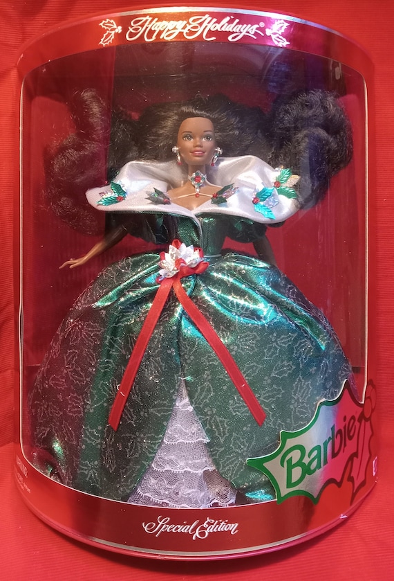 1995 • Happy Holidays Barbie • No. 14124 • NRFB • Eighth in Series