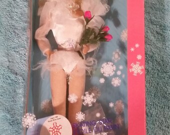 1987 • Skating Star Barbie • No. 4547 • Mattel Canada • NRFB • Official Licenced • 1988 Calgary Olympics