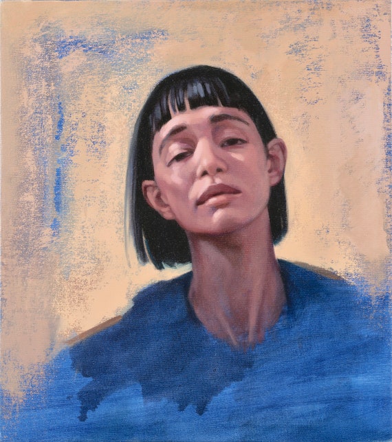 Portrait Asian Woman What You See - Etsy