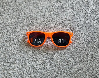 Oscar Piastri McLaren Themed F1 Orange Sunglasses