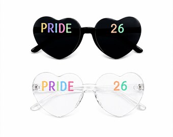Pride Heart Shaped Glasses