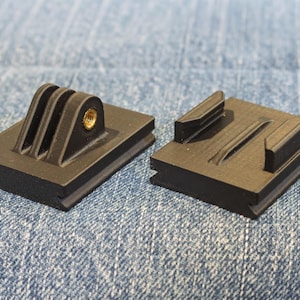 Adaptador de placa de liberación rápida para cámaras de acción tipo GoPro con montura de montaje