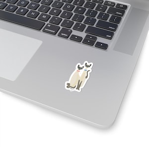 Adorable Cat Kiss-Cut Stickers | Cute Feline Decor for Laptops, Scrapbooking, Gift Ideas, Cat Lovers