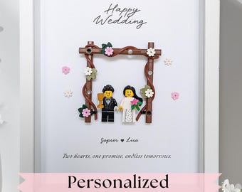 Custom Wedding Frame | Personalized Couple Gift | Couple Shadow Box