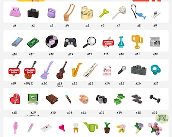 Accessory Add-On for Custom Frame | Extra Mini Accessories (Frame Purchase Required)