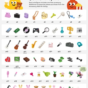 Accessory Add-On for Custom Frame | Extra Mini Accessories (Frame Purchase Required)