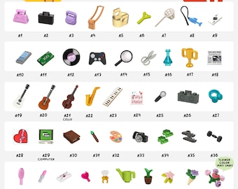 Accessory Add-On for Custom Frame | Extra Mini Accessories (Frame Purchase Required)