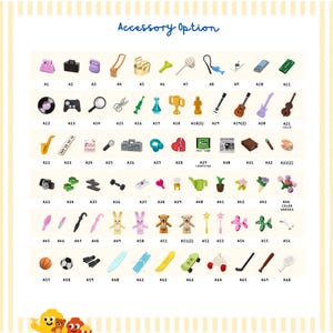Accessory Add-On for Custom Frame | Extra Mini Accessories (Frame Purchase Required)