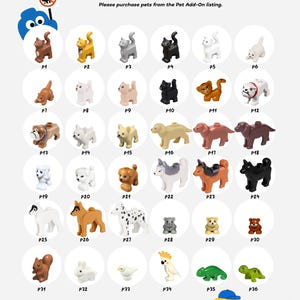 Pet Add-On for Custom Frame | Mini Animal Accessory (Frame Purchase Required)