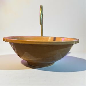 Moroccan Terracotta Sink – Handmade Natural Clay Vessel Sink Vanity, Rustic Antique Pottery Bathroom Bowl