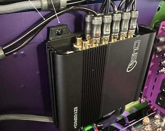 Soporte de montaje empotrado Down4Sound EZY DSP612+ / Solución de montaje personalizada para DSP de audio para automóvil / Impresión 3D de alta resistencia en ASA con herrajes