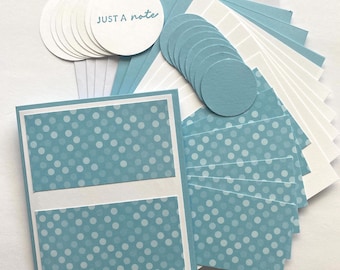 Kit para fazer 4 cartões DIY | Kit de artesanato para iniciantes, combine frases