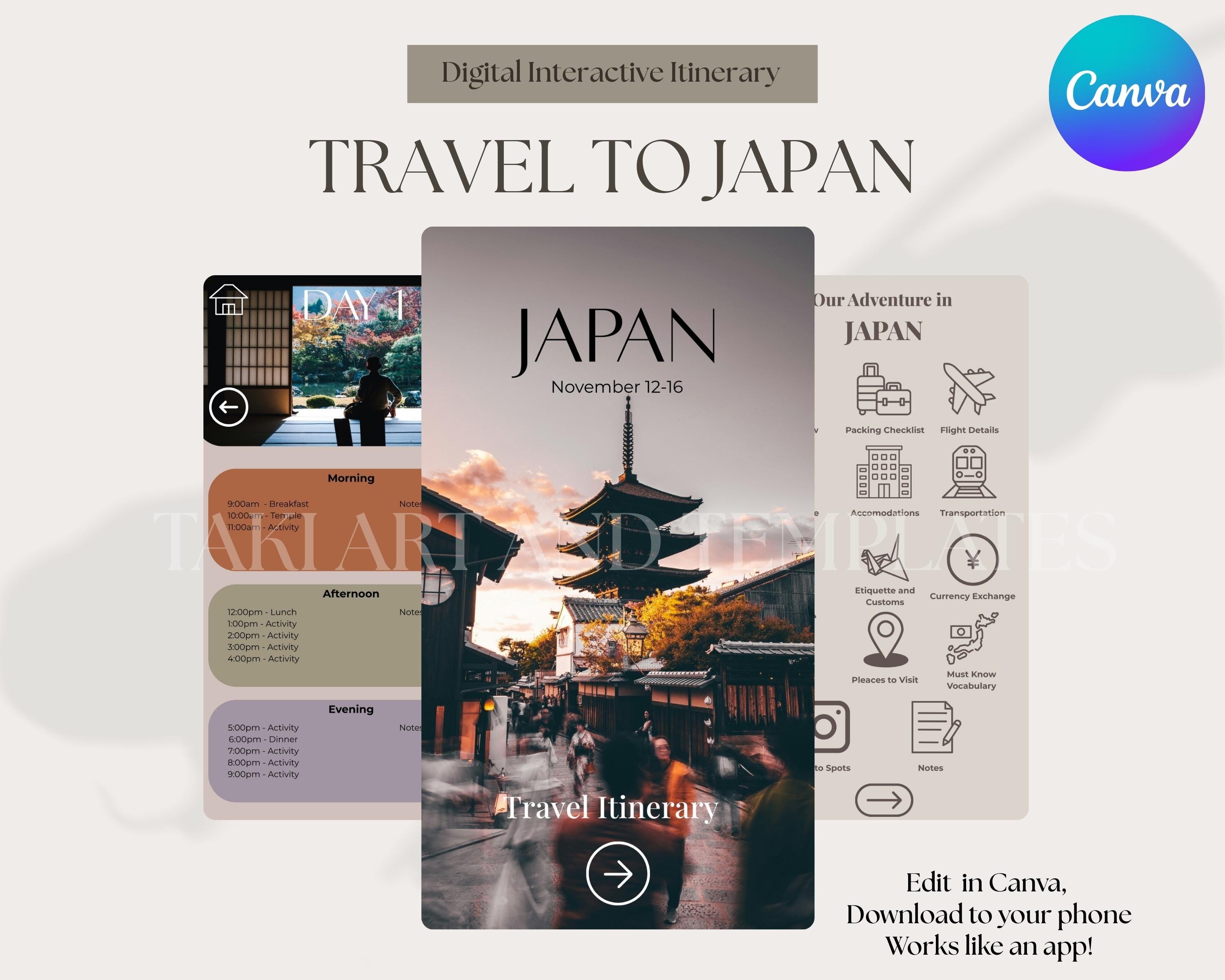 Japan travel guide - Etsy 日本
