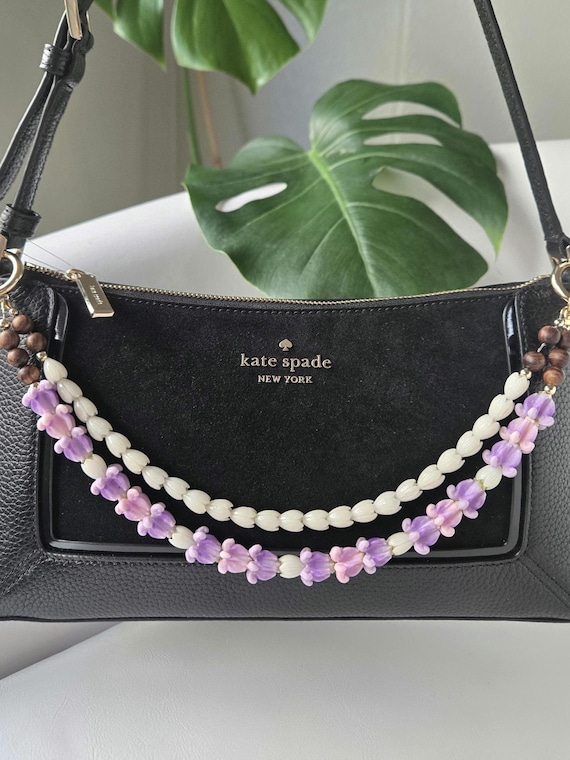 Crown Flowers & Pikake Beads Purse Lei Charm - Etsy