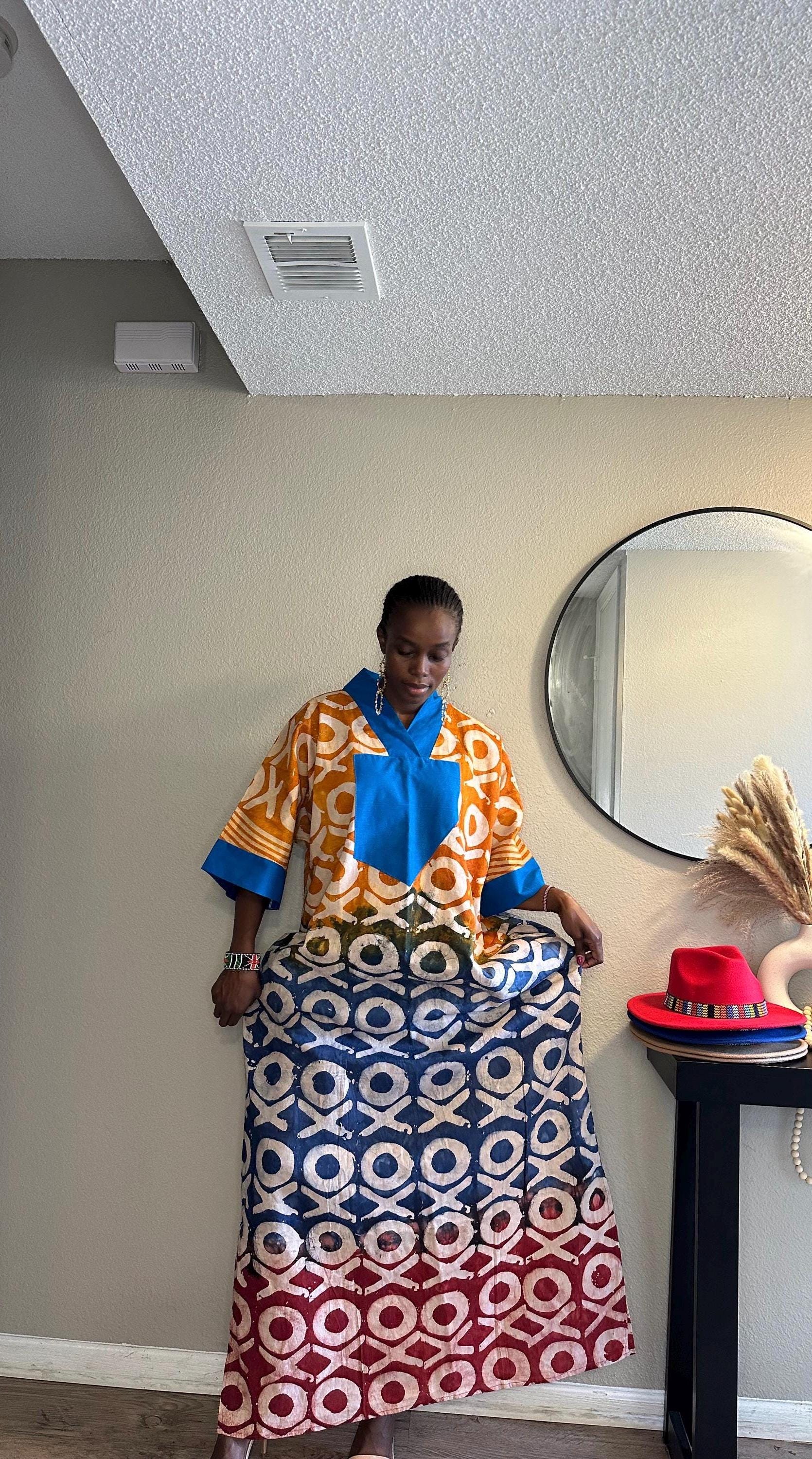 Ankara Loose Dress - Etsy