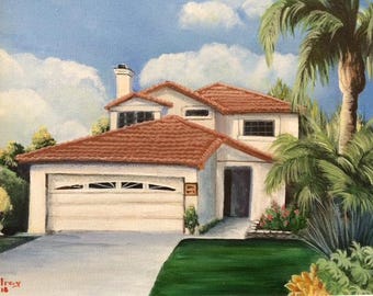 A Fine Art Acrylic Painting of Your Home