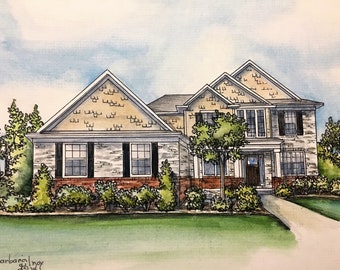 A Watercolor Portrait of your Home