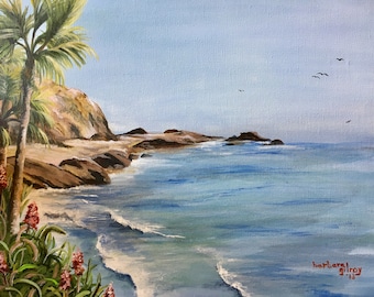 Laguna Beach acrylic painting