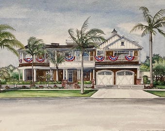 A Watercolor Portrait of Your Home