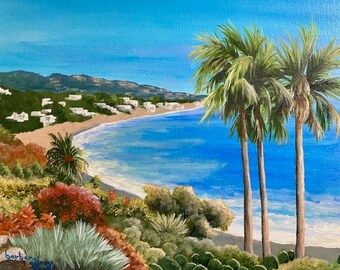 Winter Garden Laguna Beach Painting
