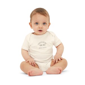 Holy Infant Bodysuit: Bible Verse, Christening Gift