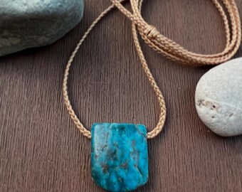Ocean Amulet Apatite Necklace