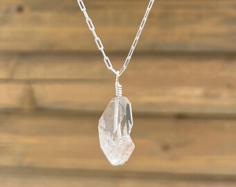 Long Tibetan Quartz Talisman