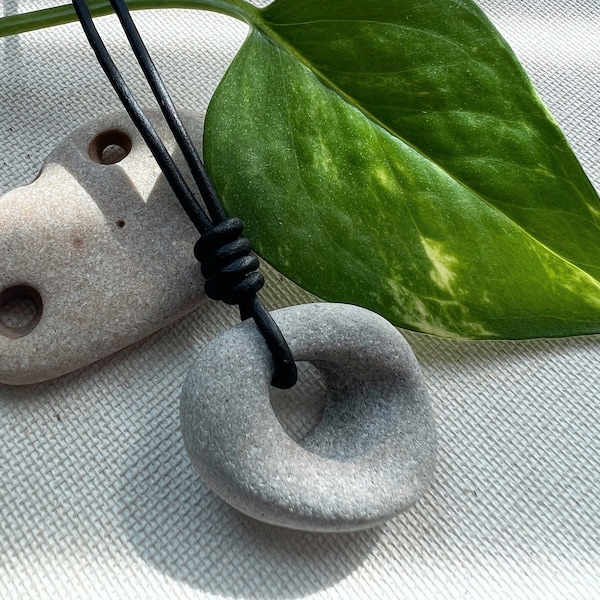 Holey Stone Necklace #8