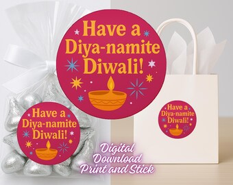 Diwali Gift Tags: Festival of Lights Printable (Digital Download)