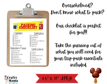 WDW Packing List for Families with Little Ones