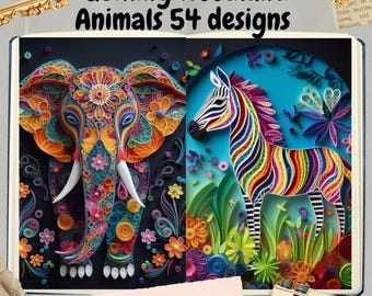 Woodland Animals Junk Journal Pages, Printable Forest Scrapbook Paper, Digital Download