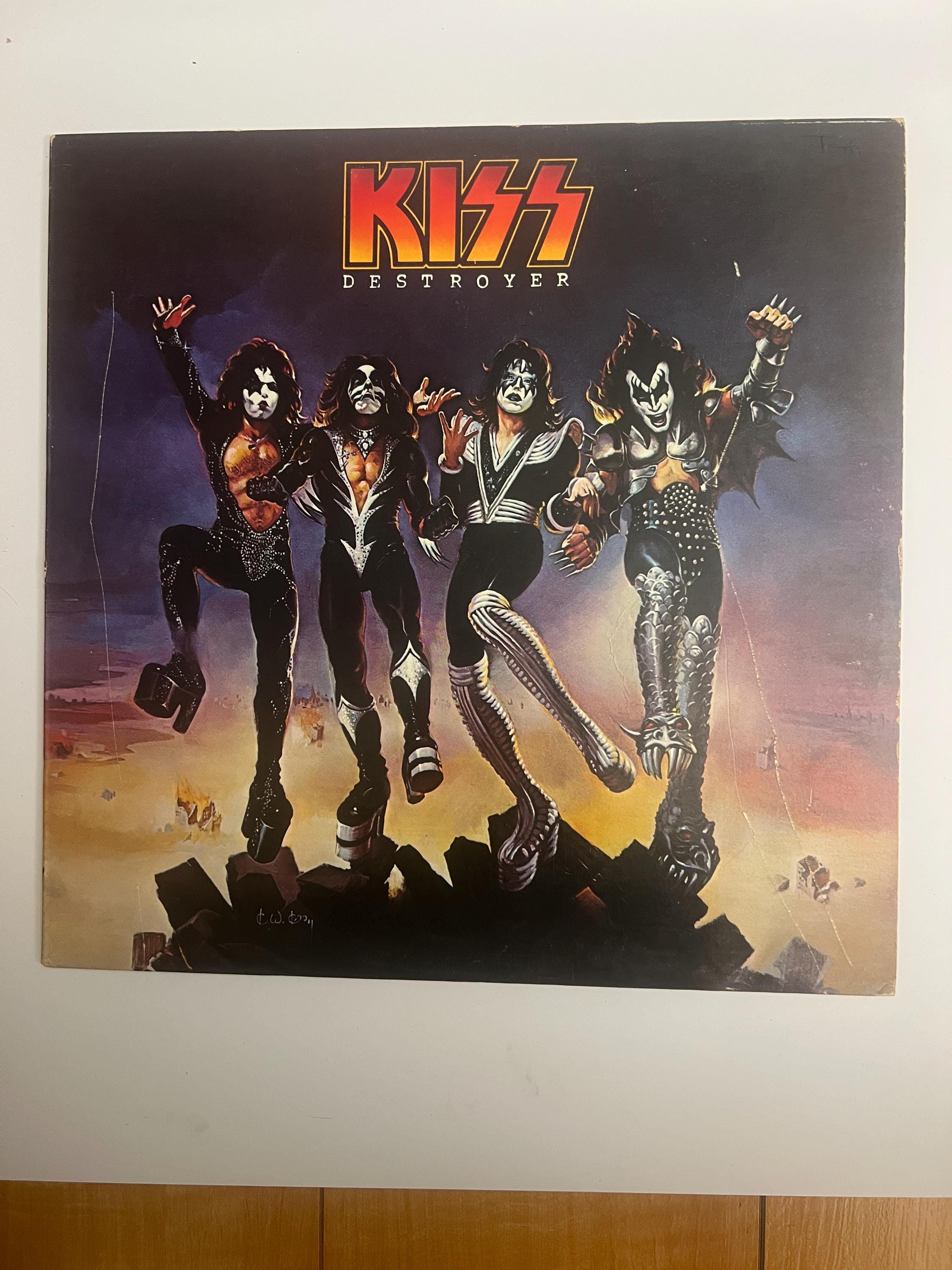 KISS サイン入り LP DESTROYER 再生確認済 KISS サイン入り LP DESTROYER 再生確認済