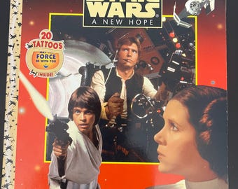 Star Wars Golden Books Lot (5x) – A New Hope, Empire Strikes Back, Return of the Jedi, Pilots & Spacecraft, Han Solo Rebel Hero – 1997–1998