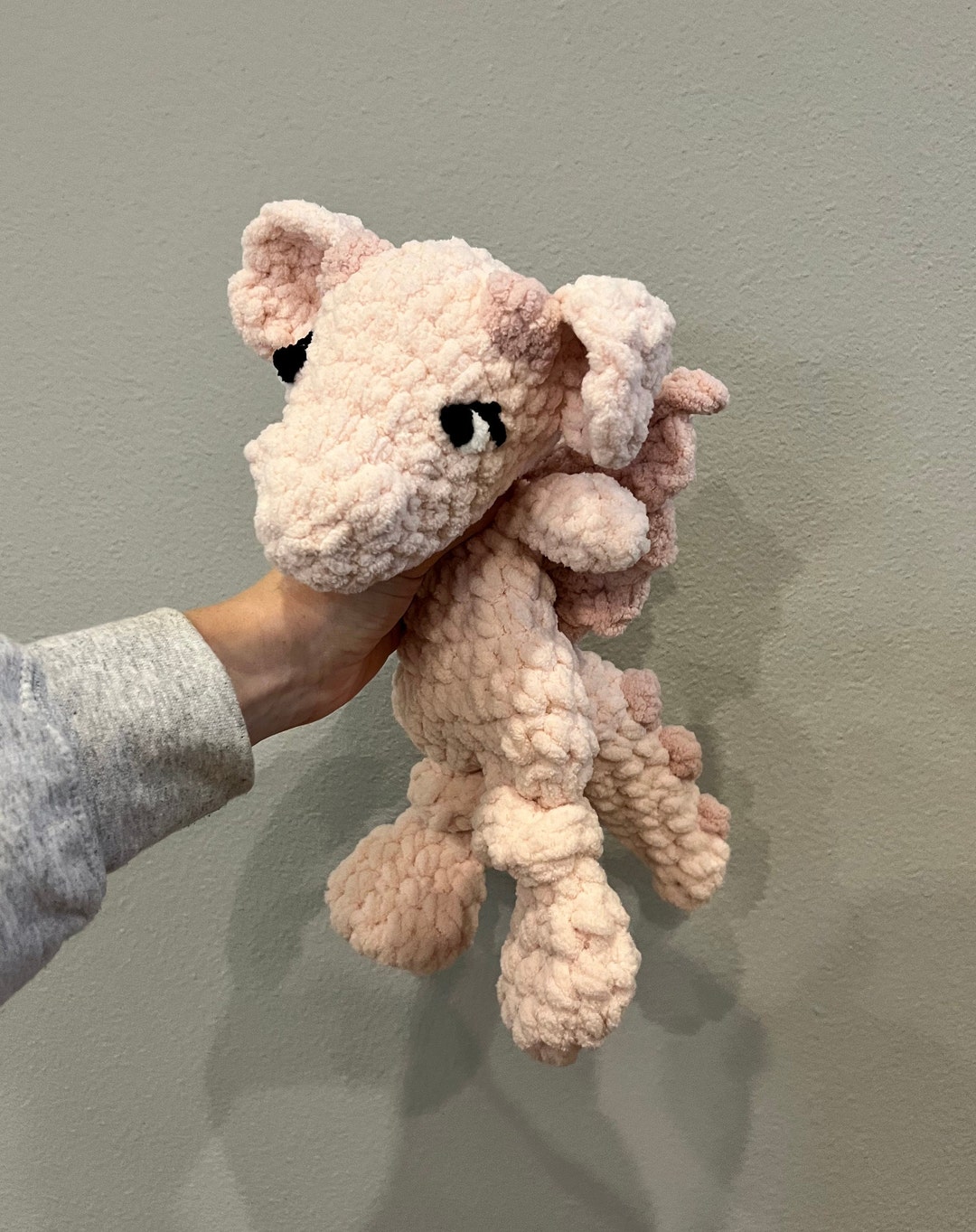 Dragon Crochet Knotted Lovey READY TO SHIP Etsy