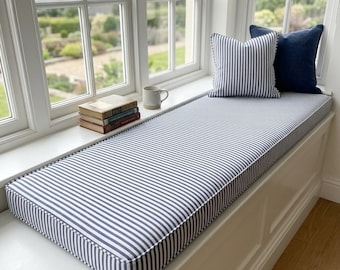 Bench Pad, Custom Bench Cushion, Handmade Seat Pad, Foam Cushion